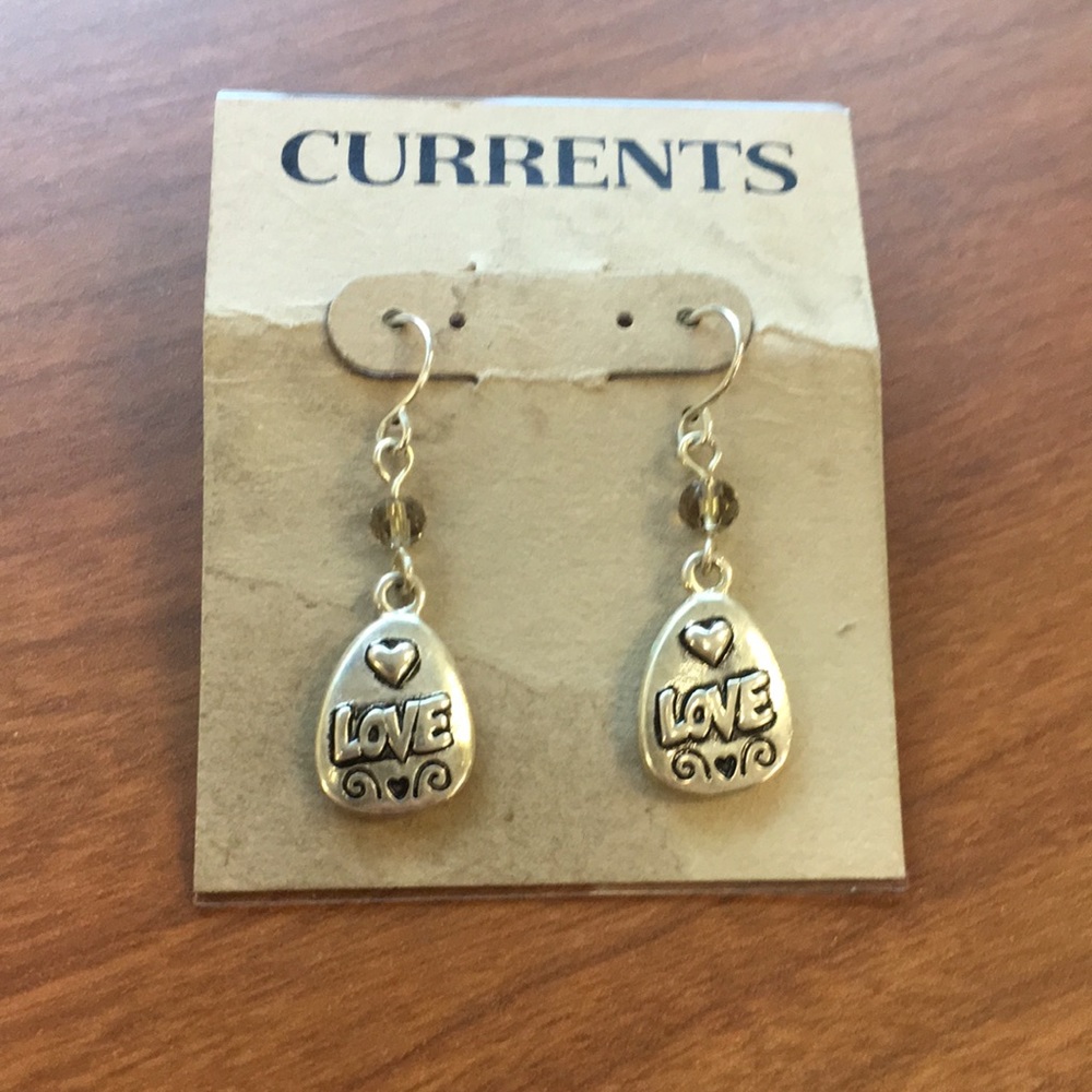 Silver Love Earrings ❤️